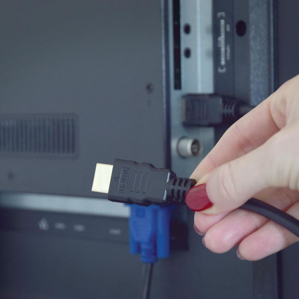 AV:Link HQ 4K ready high speed HDMI lead with Ethernet - 1m - 112.136UK