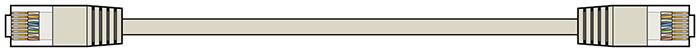 AV:Link Cat5e Patch Lead UTP RJ45 plug to RJ45 plug - 0.5m - 113.148UK