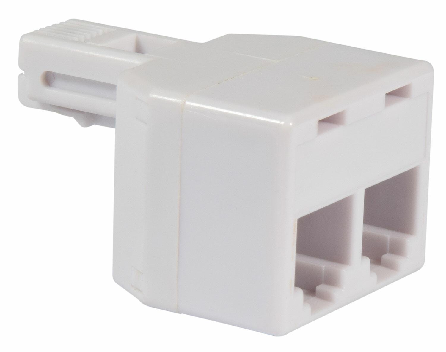 AV:Link Splitter RJ11 Plug - 2 x RJ11 Sockets - 113.544UK
