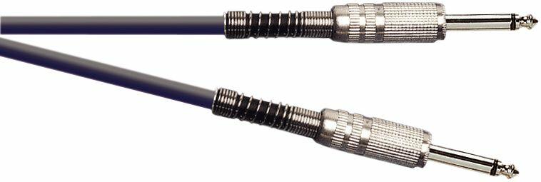 SoundLAB Guitar Lead With Heavy Duty Metal Jacks and Cable Protectors 6m, G032