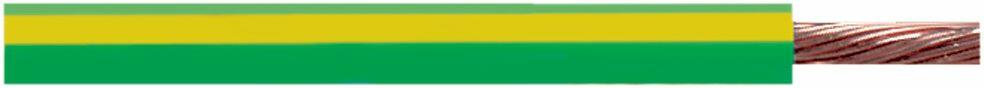 Eagle Single Core Earth 4mm Green/Yellow 6491X Hank Lead Length 10m, E575BB