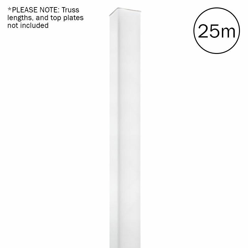 LEDJ White Tri Truss Sleeve/Sock, 25m, LEDJ246