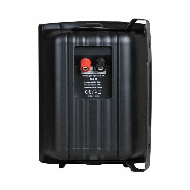 Clever Acoustics BGS 25 Black 8 Ohm Speakers (Pair)