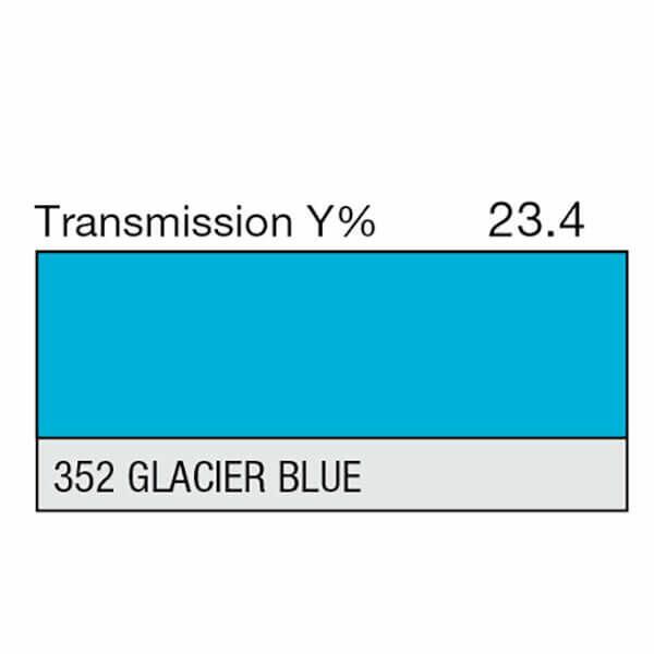 LEE Filter 352 Glacier Blue Filter Sheet, 21 x 48