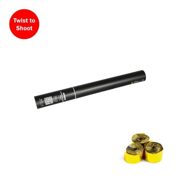 Equinox Handheld Streamer Cannon 50cm Gold Metallic