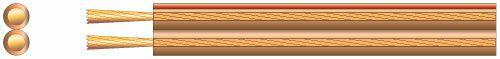 Mercury Heavy Duty Transparent Speaker Cable, 2 x (80 x 0.12mm) - 801.880UK