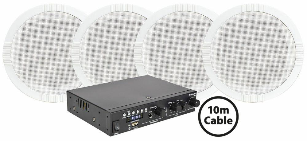 Adastra 4 x RC5 Ceiling Loudspeaker + A22 Package 300.006UK