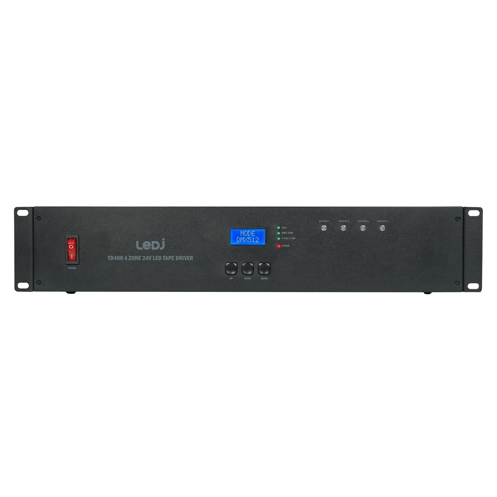 LEDJ TD400 24V 4 Zone Flexible Tape Driver, FLEX050