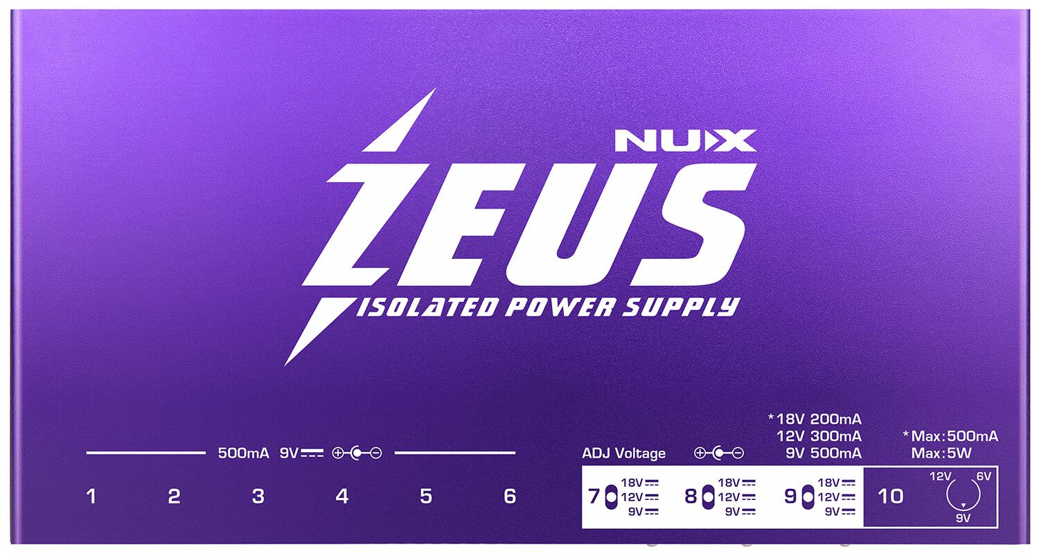 Nux Zeus Guitar Pedal Power Supply - 173.087UK