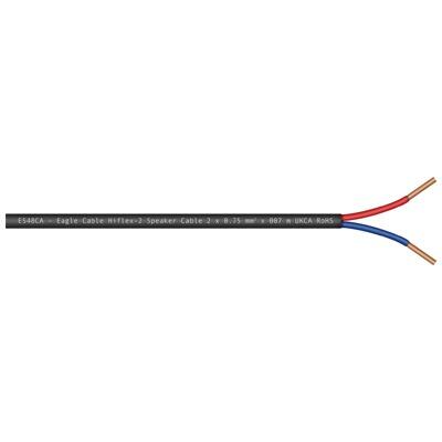 Eagle 100m Hiflex-2 Oxygen Free Copper Cored Black Speaker Cable, E548CA