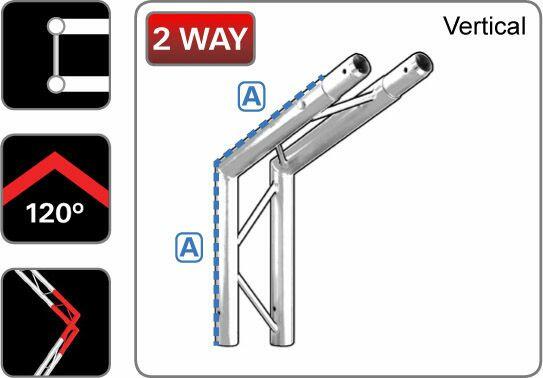 Trilite 2LDJ2120V Ladder Truss Junction