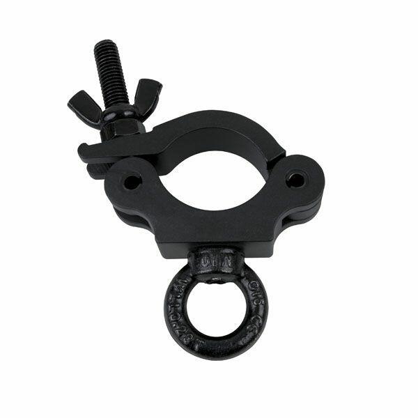 Showgear Half Coupler+Eye 230 Kg Black for 50mm Tube,Slimline (75073)