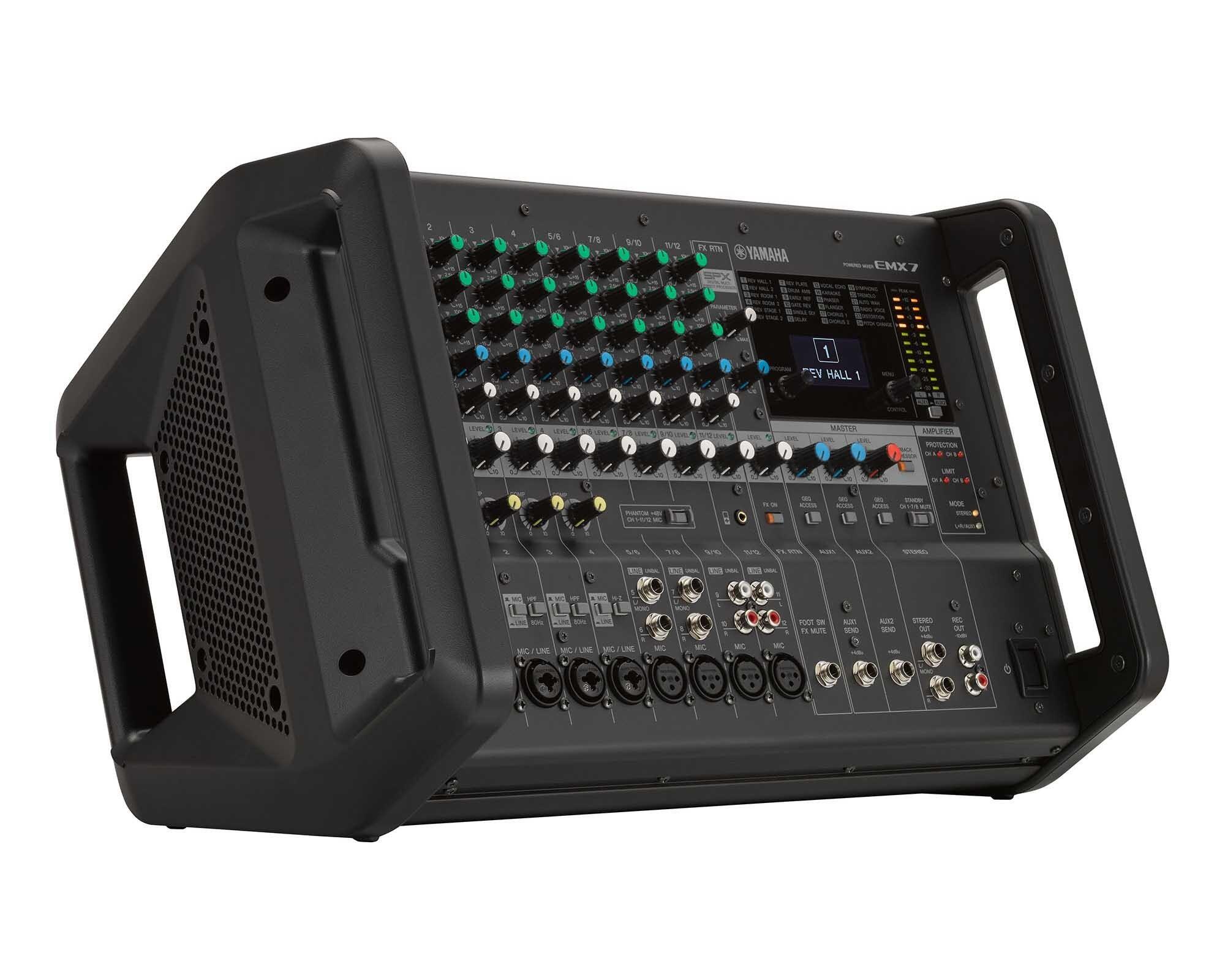 Yamaha EMX7 12Ch Lightweight Powered Mixer Amp 710+710w
