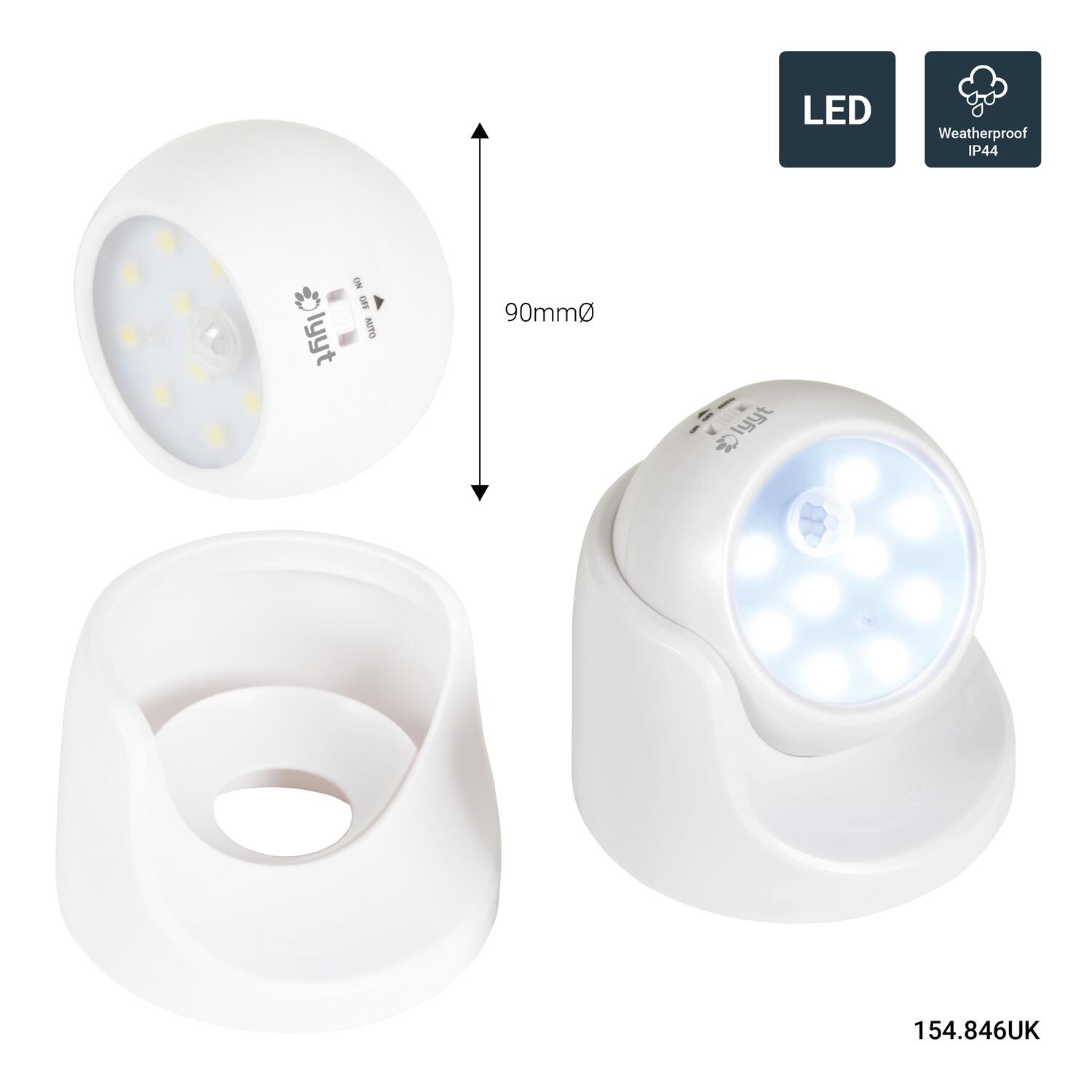 LYYT LED Motion Sensor Light White 154.846UK