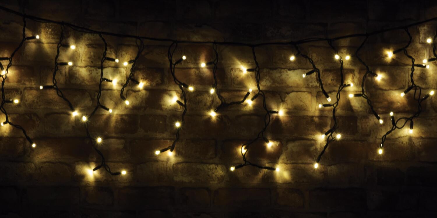 LYYT 100 LED Connectable Icicle String Light WW 155.445UK