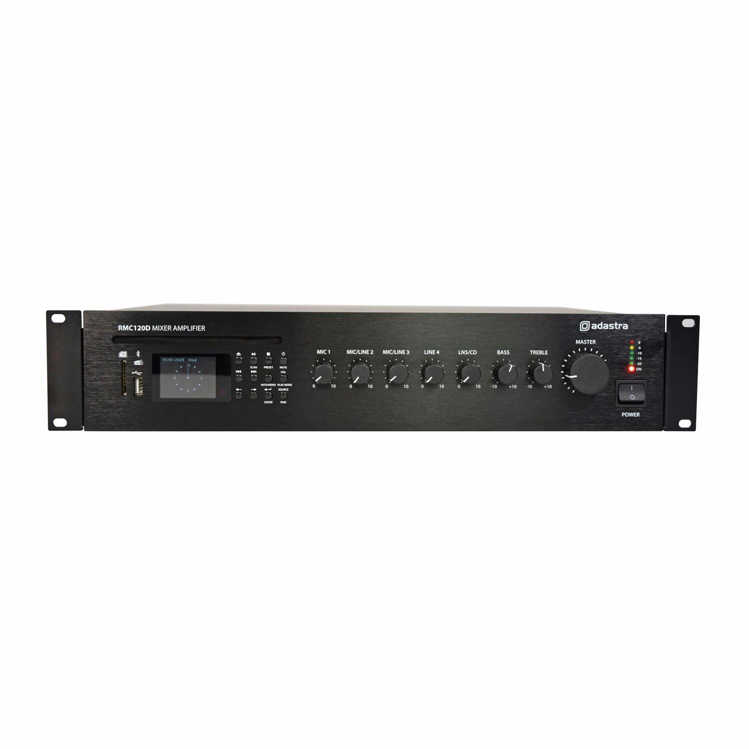 Adastra RMC120D Mixer Amplifier 120w + CD/BT/USB/SD/DAB/FM