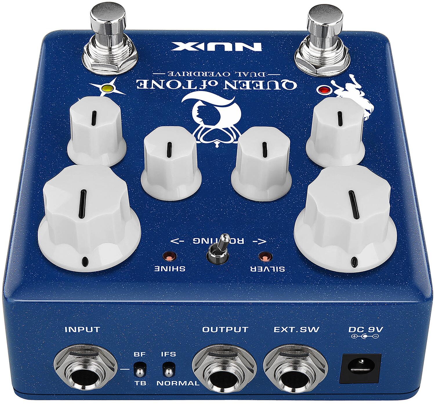 Nux Queen of Tone Dual Overdrive Pedal - 173.398UK