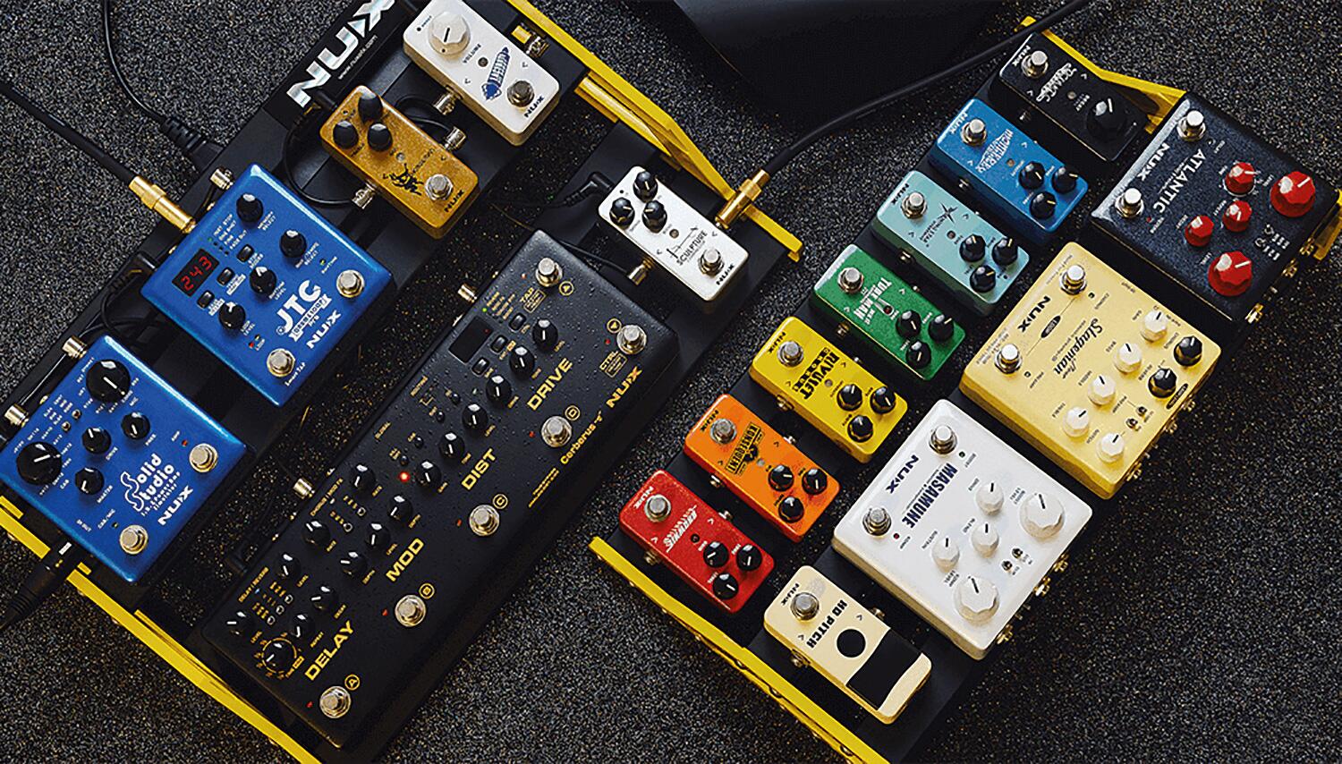 Nux Large Bumblebee Pedalboard + Bag + Accessories - 173.527UK