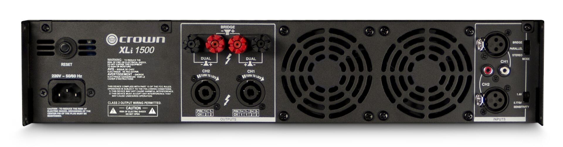 Crown XLi1500 Power Amplifier
