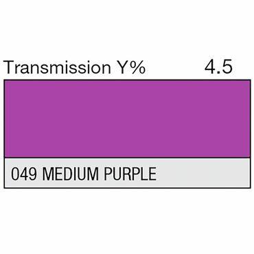LEE Filter 049 Medium Purple Filter Sheet, 21 x 48