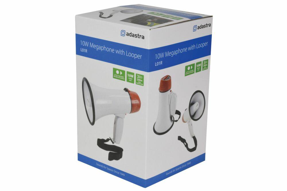 Adastra L01R Megaphone 10w with 15sec Looper - 952.002UK
