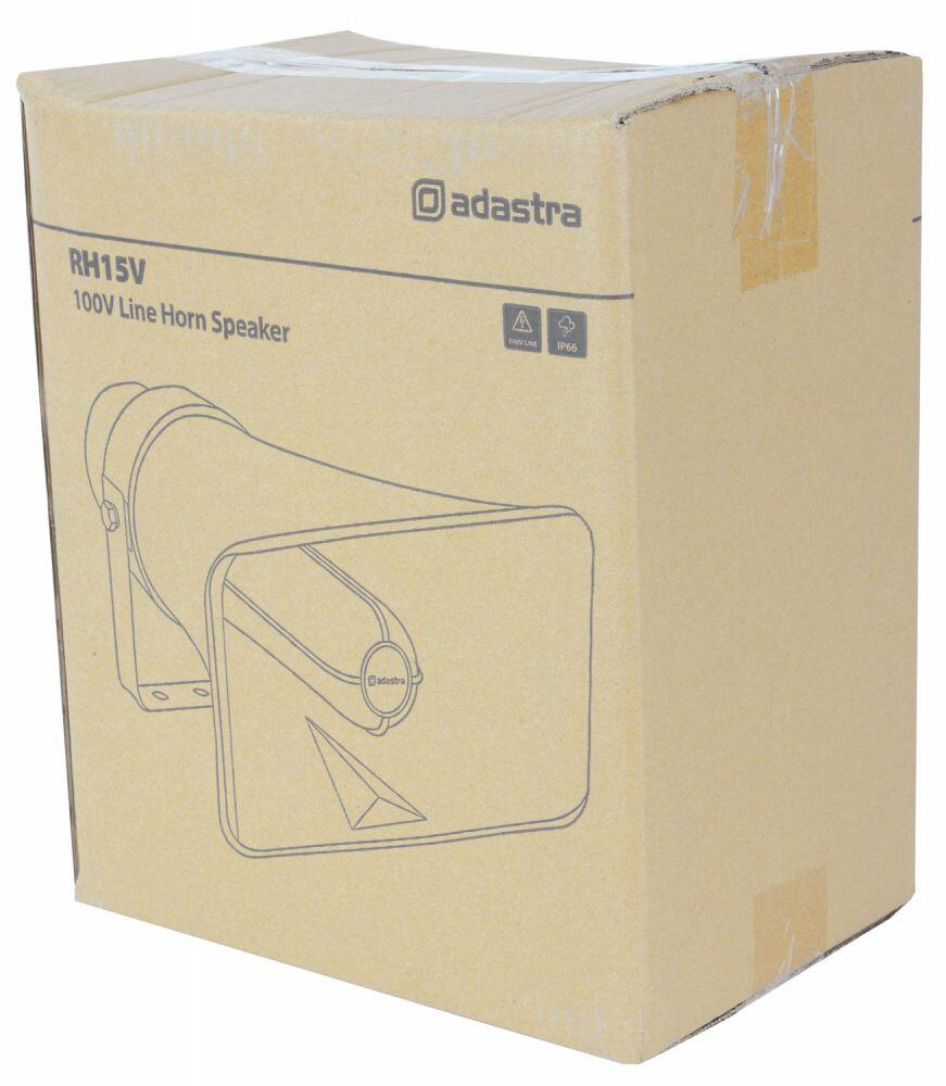 Adastra RH15V Rectangular Horn Loudspeaker, 15w, 100V - 952.099UK