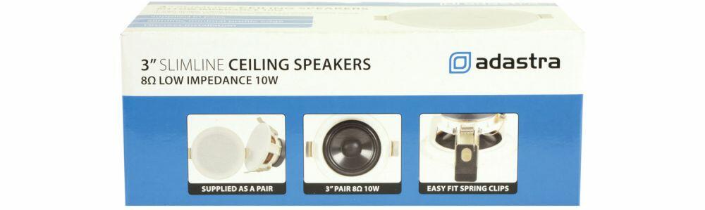 Adastra SL3 SL3 Slimline Ceiling Speaker 3 Pair - 952.545UK