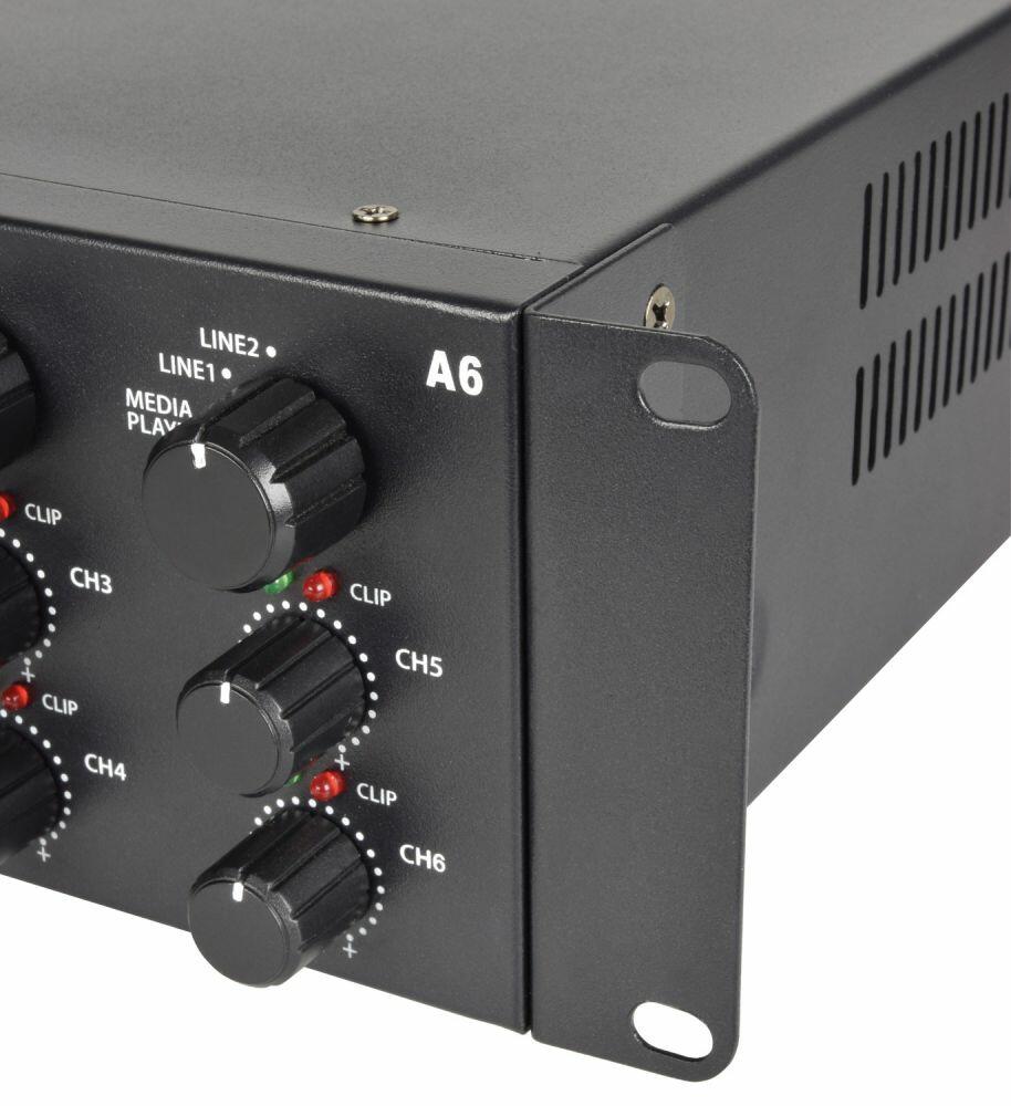 Adastra A6 Tri Stereo Amplfier 6x200W - 953.406UK
