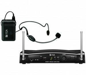 TOA WS-5325H G01/D04 UHF Headset Wireless System with WH-4000H Microphone