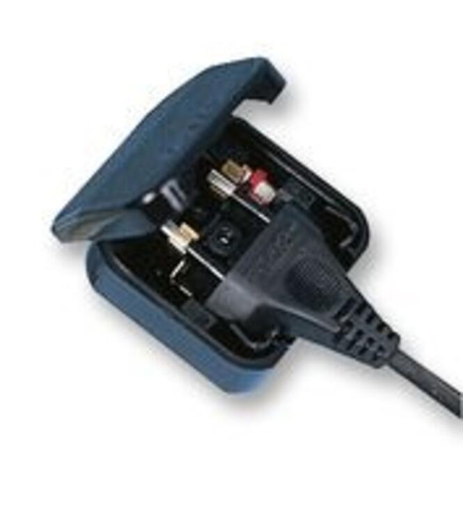 StageCore PL0023007 3A Euro Converter Plug, Black - ECP-BK-NR-3A - (99011)