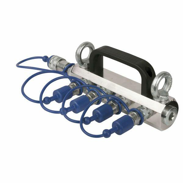 Showtec CO2 3/8 Qlock 4way distributor (61025)
