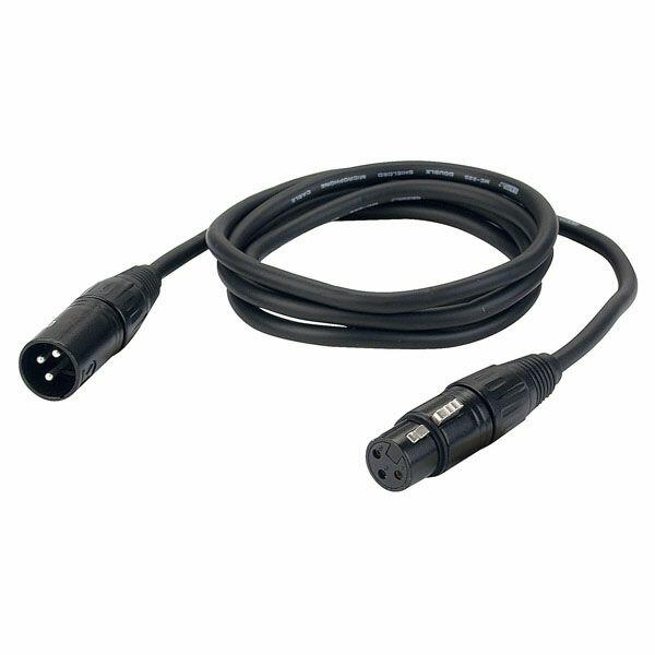 DAP 15 mtr XLR Microphonecable Black