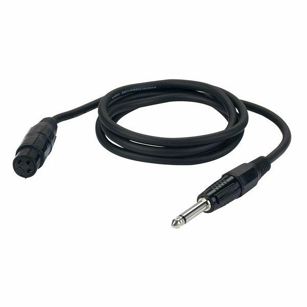 DAP 3 mtr XLR F/Jack Mono Black