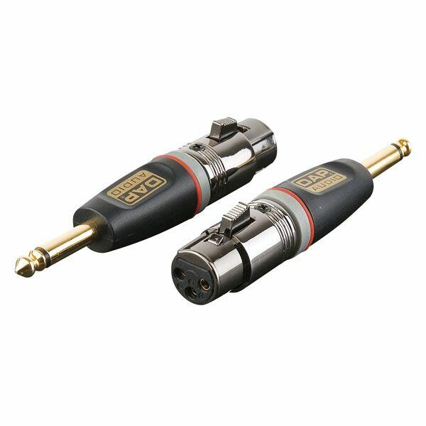 DAP 3p XLR F/ 2p Jack M adapter