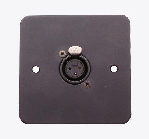 TecPro WP961 Wall Plate, Single Circuit XLR 3 pin, Female
