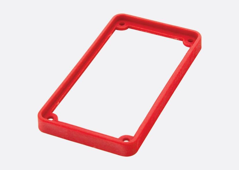 TecPro 27-092, Spare bezel for BP1 series beltpack, Red