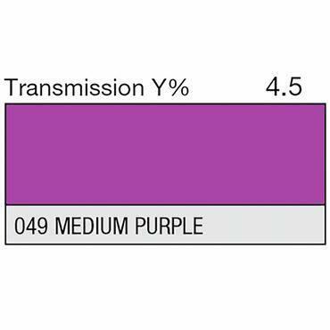 LEE Filter 049 Medium Purple Filter Roll, 7.62m x 1.22m