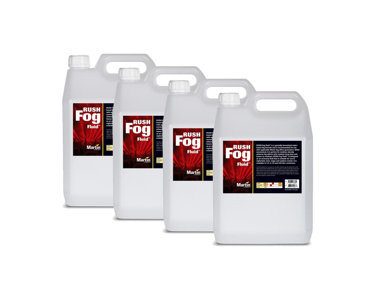 Martin Rush Fog Fluid - Box of 4 x 5 Litre Bottles