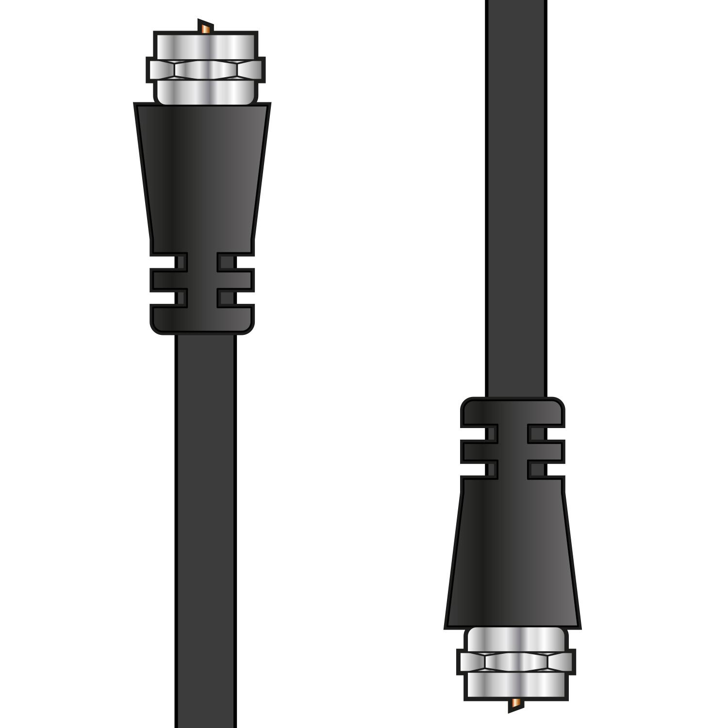 AV:Link RG6 coaxial F-type plug to plug lead 2.0m - 112.158UK