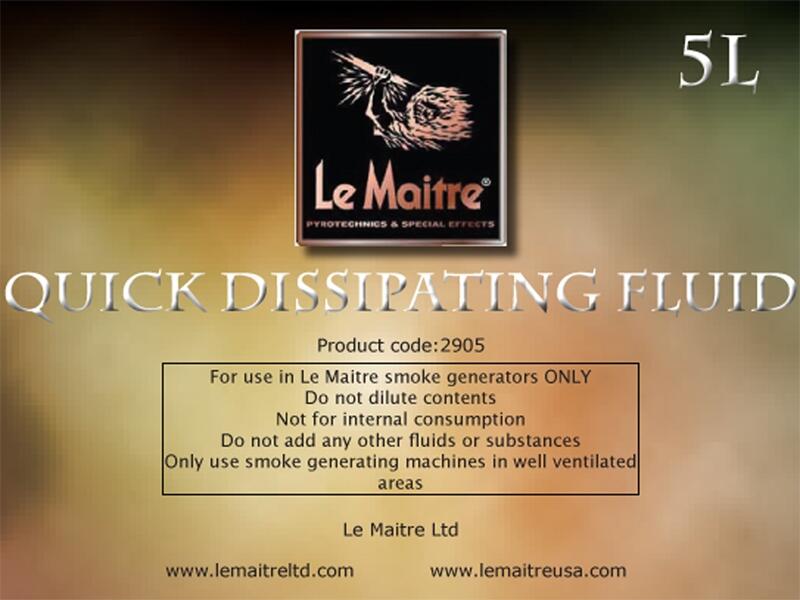 Le Maitre 2905S, Quick Dissipating Fluid, 5 litre