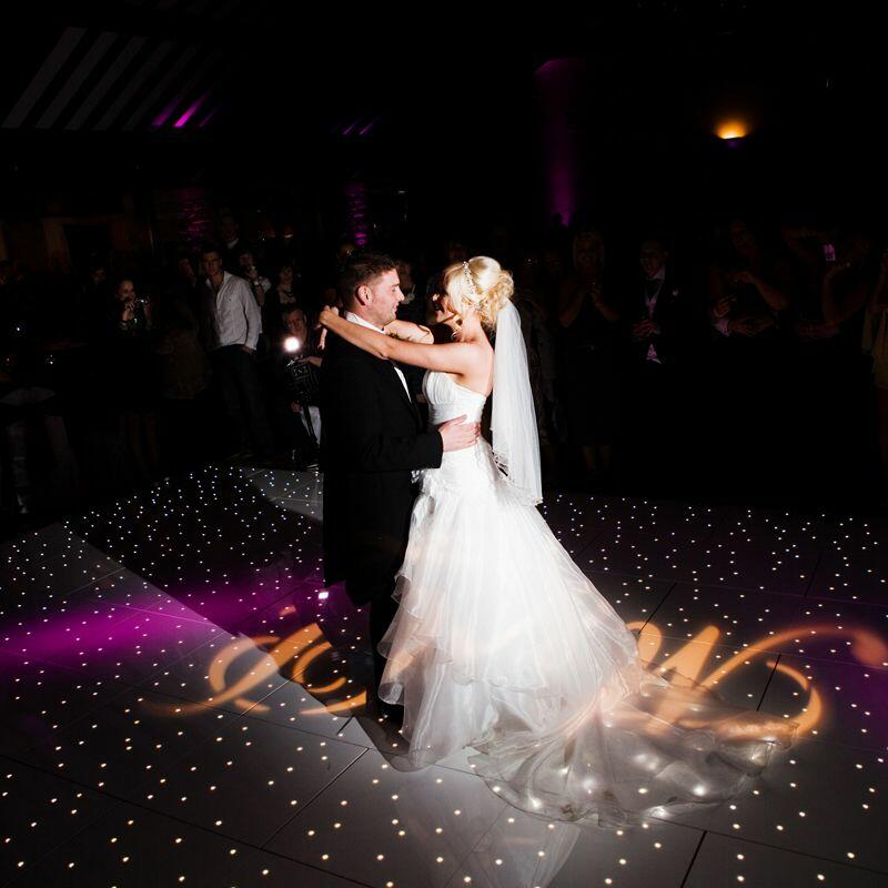 LEDJ White Starlit Dance Floor System 20ft x 20ft, LEDJ409