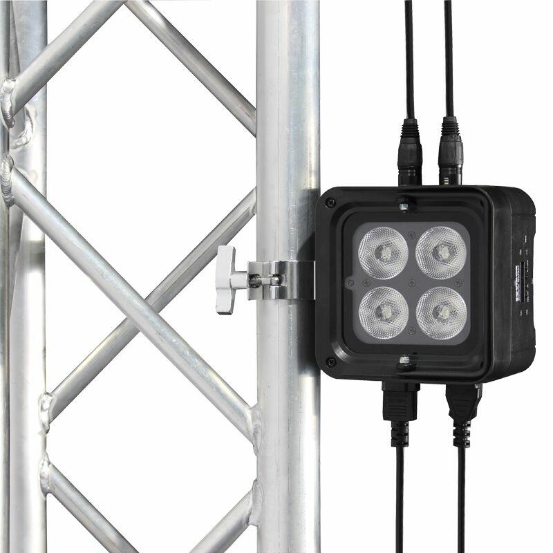Equinox Colour Raider Uplighter Pack, 4 x 4 watt RGBW LED - EQLED038