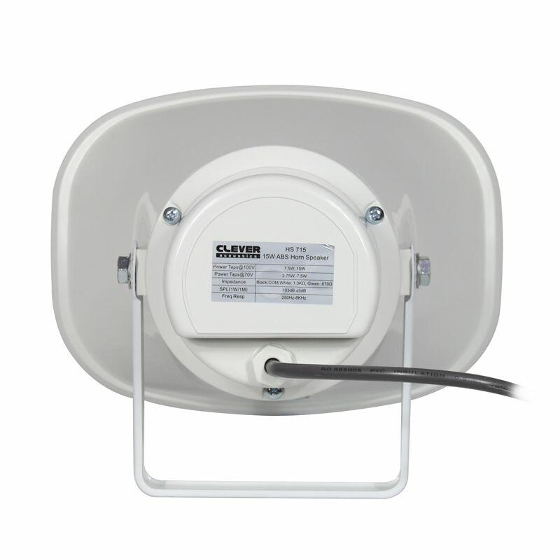 Clever Acoustics HS 715 100V 15W ABS Horn Speaker