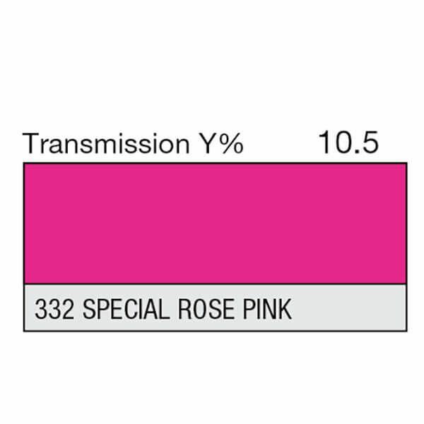 LEE Filter 332 Special Rose Pink Filter Sheet, 21 x 48