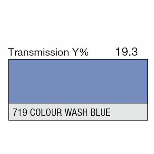 LEE Filter 719 Colour Wash Blue Filter Roll, 7.62m x 1.22m