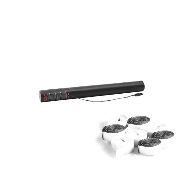 Equinox Electric Streamer Cannon 50cm White and Silver Metallic