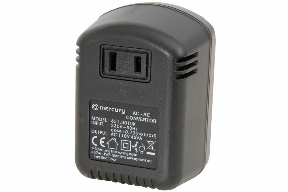 Mercury UK2US45VA (UK version) Stepdown voltage converter 240V - 120V 45W - 651.001UK