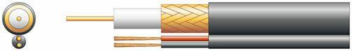 Mercury RG59B/U Foamed PE Shortgun Cable with CCA Braid - 100m Black - 808.105UK