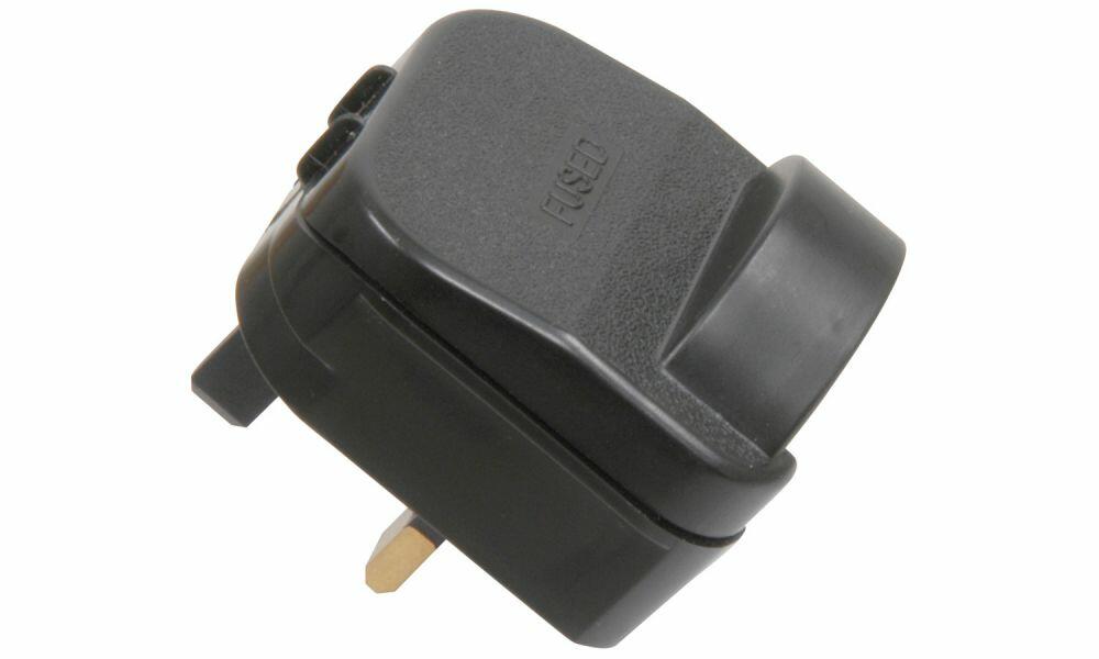 Mercury SCP13B Black SCP 13A Euro converter plug- bulk - 429.814UK