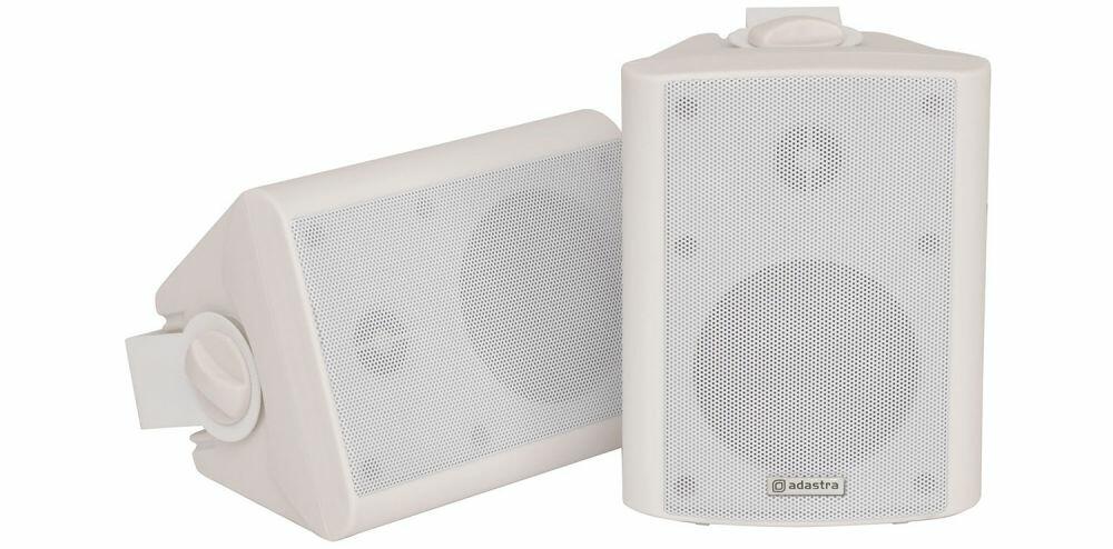 Adastra BC4W 4inch Stereo Loudspeaker White Pair - 100.901UK